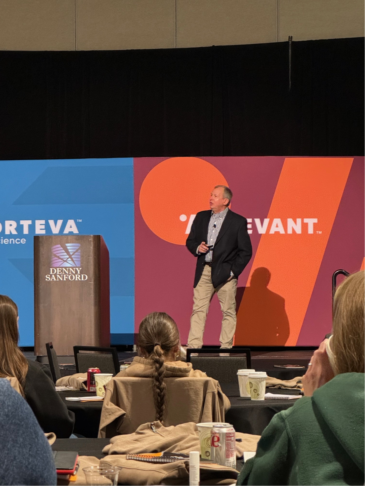 Kevin Tompka on stage